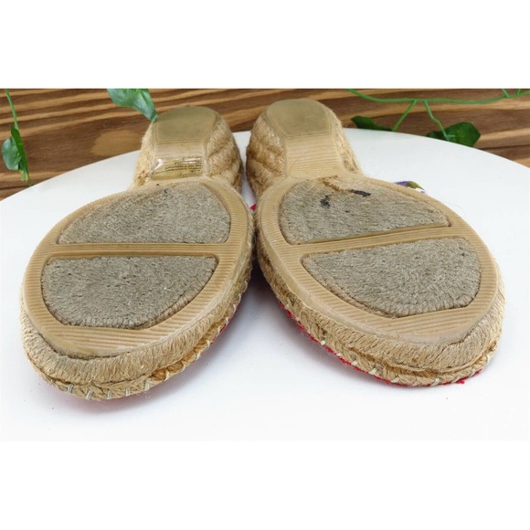 Cliffs by White Mountain Sz 6.5 M Red Flip Flop Fabric Women Sandals - Picture 7 of 7